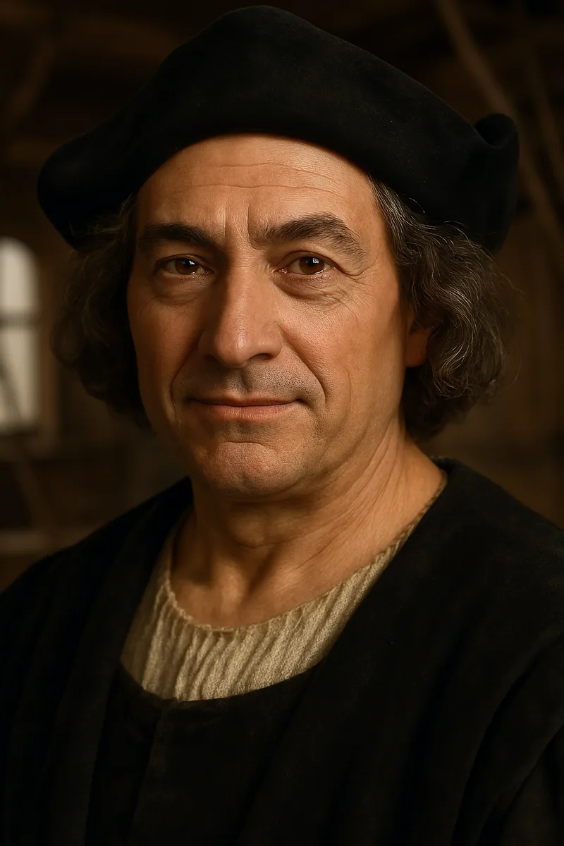 Portrait of Christopher Columbus, famous for their inspirational quotes and wisdom