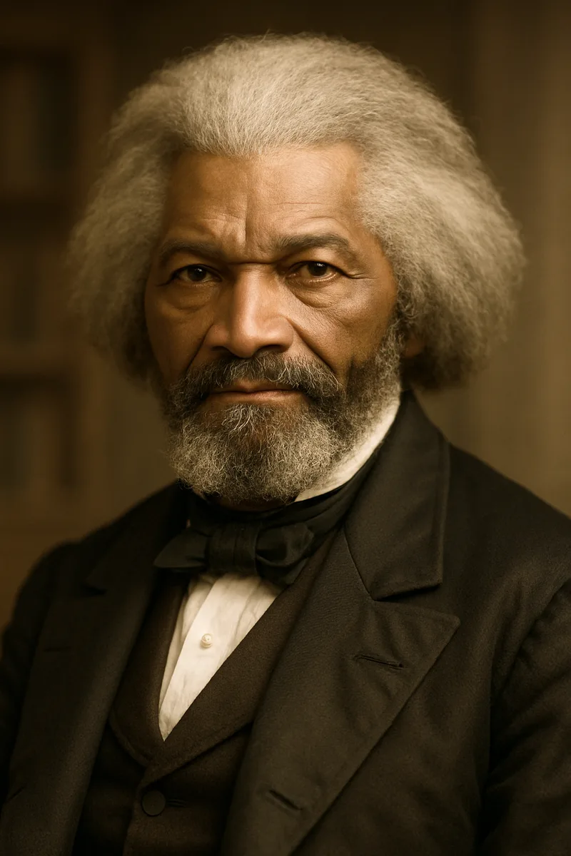 Portrait of Frederick Douglass, famous for their inspirational quotes and wisdom