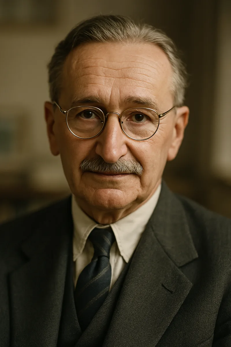 Portrait of Friedrich Hayek, famous for their inspirational quotes and wisdom